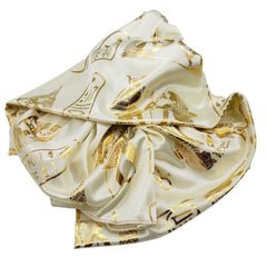 Egyptian HIEROGLYPHIC PHARAONIC SCARF - Made in Egypt