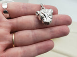Egyptian Sekhmet Pendant Necklace - Made in Egypt - Sterling Silver