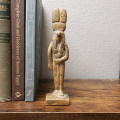 Egyptian God Montu Falcon Statue - Made in Egypt