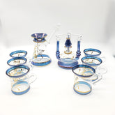 Egyptian Glass Tea Set - Turkish Coffee Maker - Made in Egypt