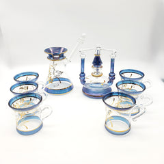 Egyptian Glass Tea Set - Turkish Coffee Maker - Made in Egypt