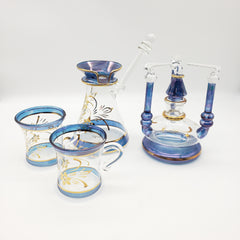 Egyptian Glass Tea Set - Turkish Coffee Maker - Made in Egypt