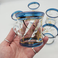 Egyptian Glass Tea Set - Turkish Coffee Maker - Made in Egypt