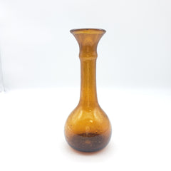 Egyptian Brown Baladi Glass Vase - Made in Egypt