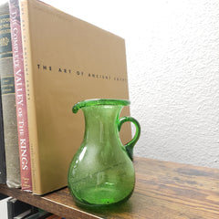 Egyptian Green Glass Vase - Made in Egypt
