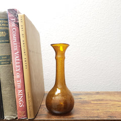 Egyptian Brown Baladi Glass Vase - Made in Egypt
