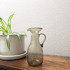 Egyptian Gray Glass Vase - Made in Egypt