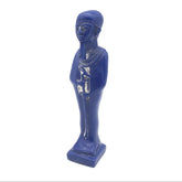 Ptah Statue Blue - Egyptian God - Made in Egypt