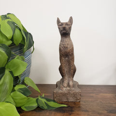 Bastet Egyptian Cat Goddess - Composite Stone - Made in Egypt