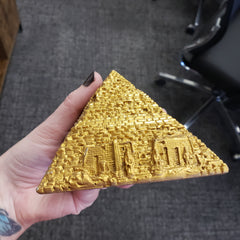 Egyptian Pyramid Statue - Abu Simbel - Made in Egypt