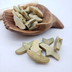 Winged Scarab Beads - Set of 6 - Made in Egypt