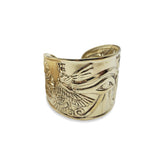 Egyptian Eye Brass Cuff Bracelet - Made in Egypt