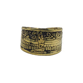 Egyptian Goddess Isis Adjustable Brass Ring - Made in Egypt