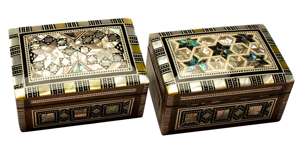 Brown & Cream Jewelry Packaging Box With Inlay