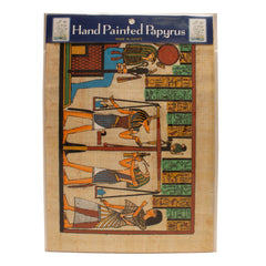 Egyptian Papyrus Painting Judgement Scene - Made in Egypt
