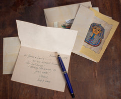 Egyptian Papyrus Note Card - Assorted Designs - 5 x 7"