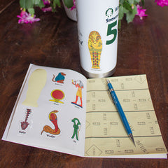 Ägyptisches Stickerheft - 6 Seiten - Hergestellt in Ägypten