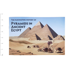 Ancient Egyptian Pyramids Booklet - 18 pages - Made in Egypt
