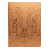 Luxor Temple Sketchbook - 20 blank pages - Made in Egypt