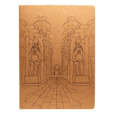 Luxor Temple Sketchbook - 20 blank pages - Made in Egypt