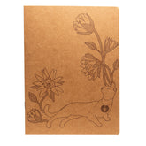 Egyptian Bastet Cat and Lotus Flower Sketchbook - 20 blank pages - Made in Egypt