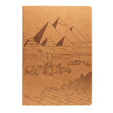 Egyptian Pyramids Sketchbook - 20 blank pages - Made in Egypt