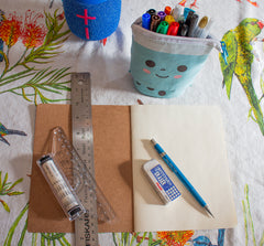 Luxor Temple Sketchbook - 20 blank pages - Made in Egypt