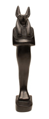 BLACK ANUBIS MUMMY STATUE