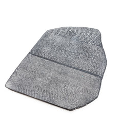 Gray textured cushion on a white background