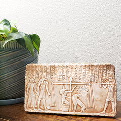 Egyptian Judgement Scene Plaque - Made in Egypt