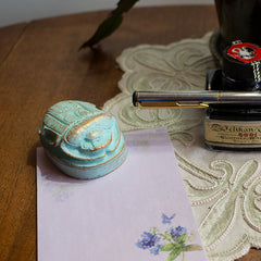 SCARAB PAPERWEIGHT PATINA SM - 3"