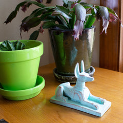 ANUBIS RECLINING PATINA - 3"