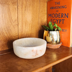 Egyptian Alabaster Bowl Medium - 2"