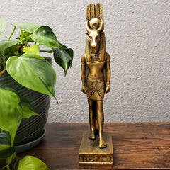 Statue des ägyptischen Gottes Montu – Hergestellt in Ägypten