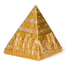 Egyptian Golden Pyramid Statue - 3"
