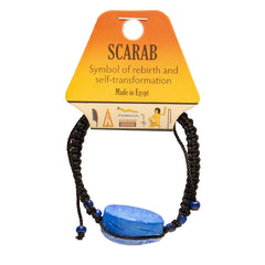 Ägyptisches Makramee-Skarabäus-Armband