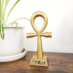 Egyptian Ankh Statue Collectible - Made in Egypt