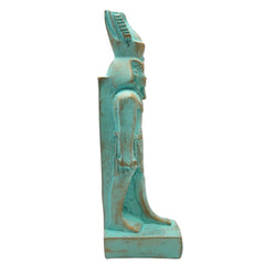 Egyptian Ramses with Crown Statue Patina- Made in Egypt
