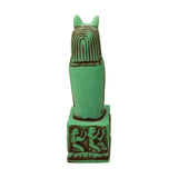 EGYPTIAN BASTET CAT STATUE KNEELING - ANCIENT EGYPT GODDESS - MADE IN EGYPT