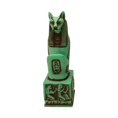 EGYPTIAN BASTET CAT STATUE KNEELING - ANCIENT EGYPT GODDESS - MADE IN EGYPT