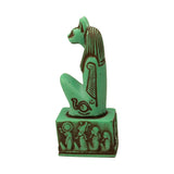 EGYPTIAN BASTET CAT STATUE KNEELING - ANCIENT EGYPT GODDESS - MADE IN EGYPT
