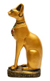 Bastet Cat Statue Golden - 4.5"