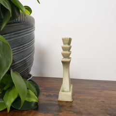 Egyptian Djed Statue Green Gold - Made in Egypt