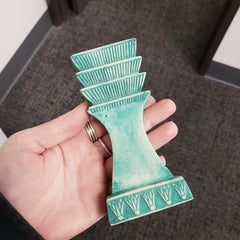 Egyptian Djed Statue Green - Made in Egypt