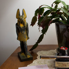 ANUBIS ANTIQUE GOLD LG - 7"