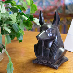 ANUBIS BUST LARGE - BLACK - 7"