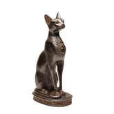 Ägyptische Bastet-Katzenstatue, mittelgroß, Schwarz, Hergestellt in Ägypten