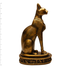 Egyptian Bastet Cat Statue Large - Bronze - Made in Egypt