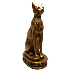 Egyptian Bastet Cat Statue Large - Bronze - Made in Egypt