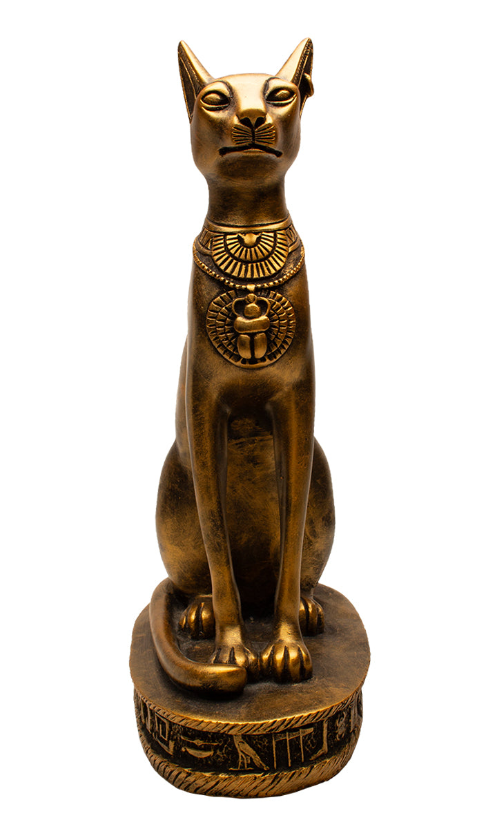 Bronze Statue Egyptian Cat shops 9